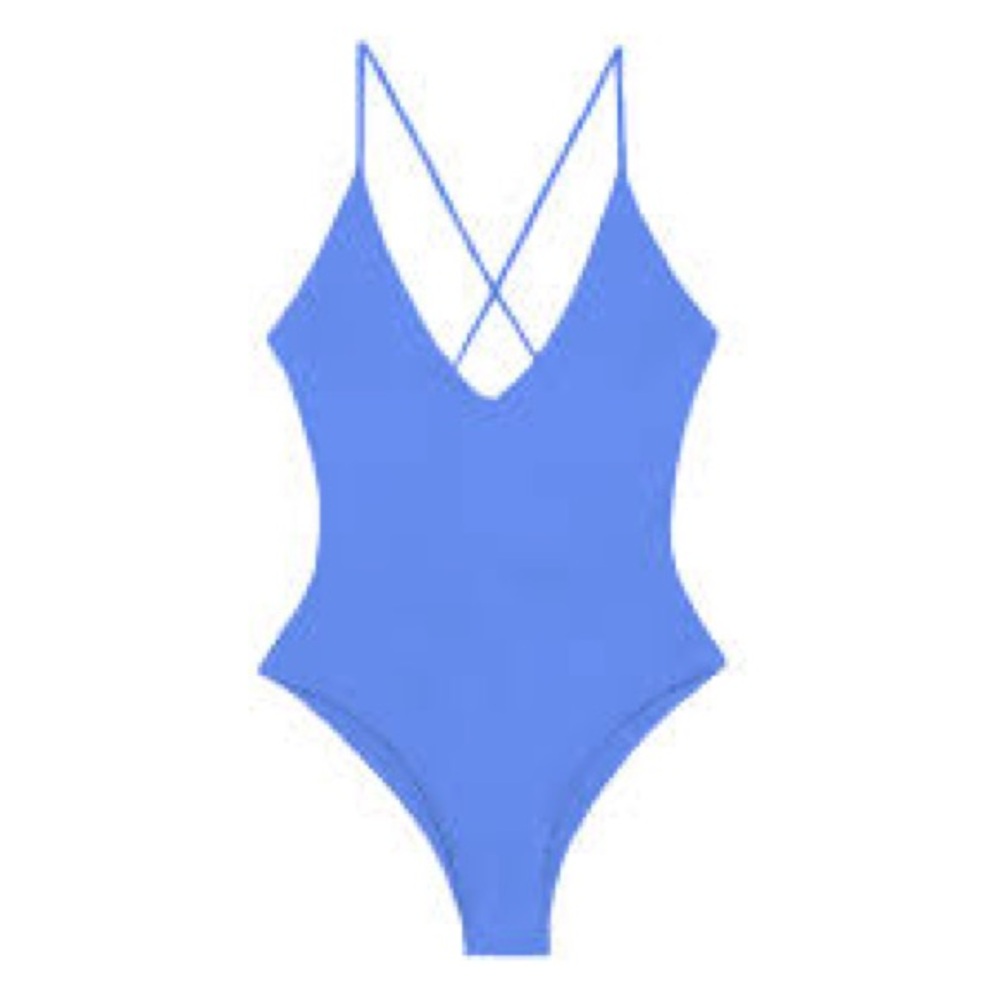 New Mikoh Swimsuit Blue Thalia One piece Size S - Picture 4 of 5